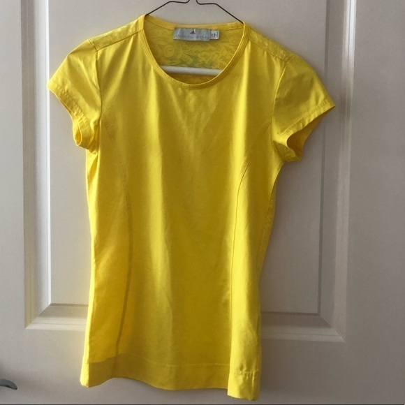 Adidas by Stella McCartney Tops - Adidas by Stella McCartney Bright Yellow Short Sleeve Tank Top